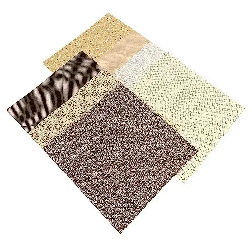 Produktbild: VILLCASE 28 STK Baumwollfabrik Stoff quadratisch Patchworkdecke Nähstoff aus Baumwolle Stoffquadrate Baumwollstoffe Stoffe zum Nähen Stoffbahnen zum Quilten im Winter 100% Baumwolle