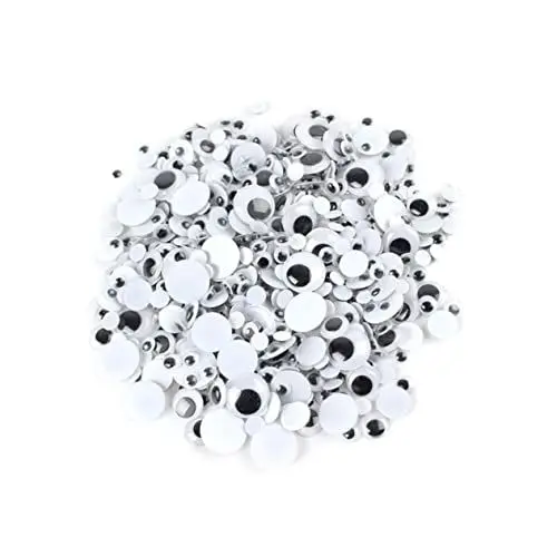 Produktbild: VILLCASE 300St Glubschaugen Cartoon-Augäpfel Scrapbooking zubehör bastel Materialien verkleidungsaccessoires Handwerksbedarf Bastelmaterialien Augen selber Machen DIY Tieraugen Black