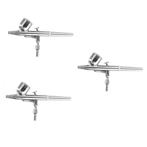 Produktbild: VILLCASE 3 Stück 02–03 Mm Airbrush Set Kunstkuchendekoration Airbrush Sprühgerät Modellfarben Airbrush Ausrüstung Schablonen Zum Filzen Hosenträgerhaken Ersatz Airbrush