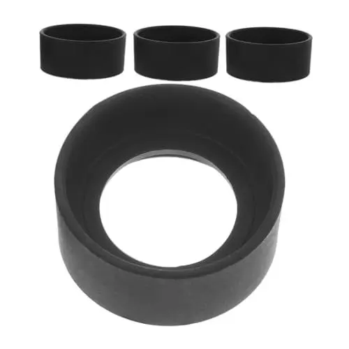 Produktbild: VILLCASE 4-teiliges Mikroskop-okularabdeckungsset Aus Gummi Für Wissenschaftliche Instrumente Ersatzteile