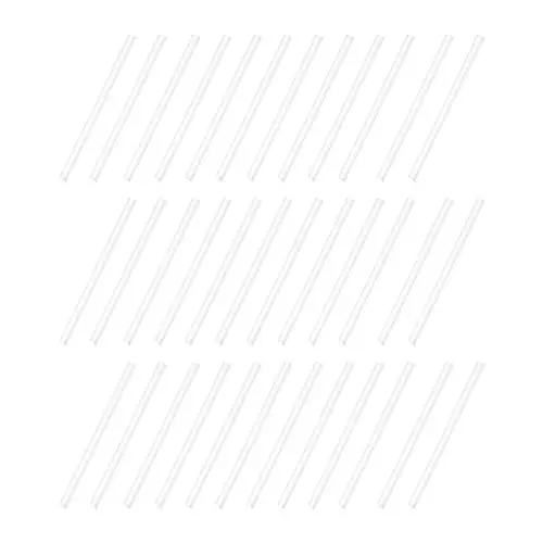 Produktbild: VILLCASE 50 Stück Anti-Allergische Ohrringhülsen, Weiche Silikon Ohrstecker Schutz, Unsichtbare Ohrring Ärmel Für Damen Und Mädchen, Transparent, 2cm
