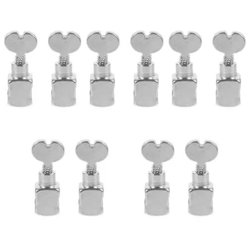Produktbild: VILLCASE 5 Sätze Nähmaschinen-nadelclip Schrauben Nadelklemme Für Haushaltsnähmaschine Hochleistungs-nadelklemme Haushaltsnähmaschinenteil Nähmaschinenwerkzeuge Metall Silver 2 Stück * 5