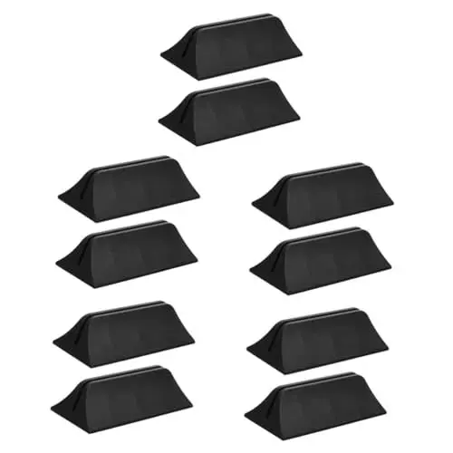 Produktbild: VILLCASE 5 Sätze Verstellbare Klemmen Für Schreibtischteiler Klemmen Für Schreibtischtrennwände Schrauben Einfach Zu Installierende Sichtschutzblenden Büroraum-schallwand-Clips 2 Stück * 5
