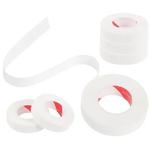 Produktbild: VILLCASE 6 Rollen Falsches Wimpernband Wimpern Werkzeug Wimpernzubehör Atmungsaktive Wimpernbänder Wimpernverlängerungsbänder Wimpern-pflanzstreifen Gewidmet Vlies Schönheitsprodukte