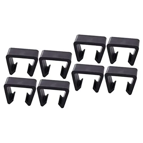 Produktbild: VILLCASE 8 STK Haarclips Möbelclip Aus Rattan Befestigungselemente Kreativer Sofaclip Verbindungselemente Für Couchgarnituren Gartenmöbel Terrassenmöbel-Clips, Sektional Gehen Glas Stuhl