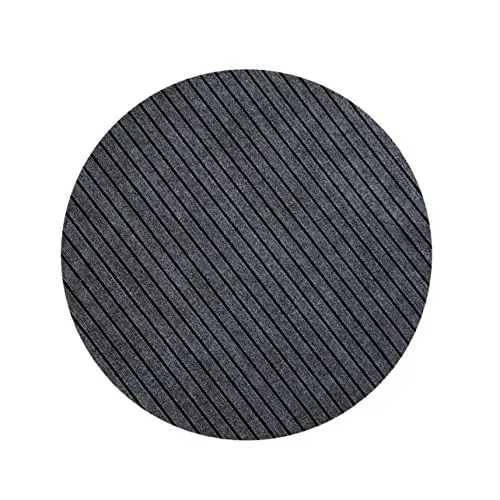 Produktbild: VILLCASE Multi-Chair Mat Für Computer Gaming Runder Rutschfester Bodenschutz Für Büro Und Wohnräume Für Schreibtischstuhl Und Drehstuhl Schalldämmend Waschbar