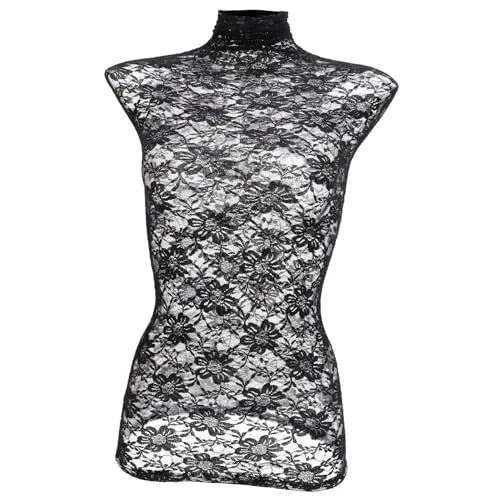 Produktbild: VILLCASE Kleid Stoffbezug Für Modellrequisiten Stoffbezug Für Weibliche Schaufensterpuppen Mannequin Kleiderform Stoffbezug Schaufensterpuppen Körper Spitzenbesatz Menschlicher Körper Rock