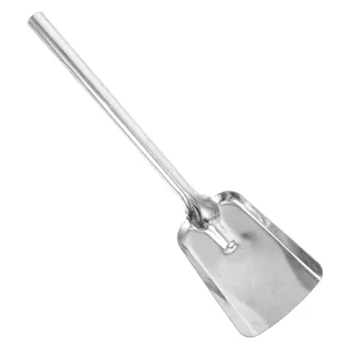 Produktbild: VILLCASE Kohle Schaufel Küchenschaufel Aschesammler Aus Metall Grillkohleschaufel Kleine Schaufeln Für Die Gartenarbeit Kaminschaufel Schneeschaufel Mit Langem Griff Eisen Silver