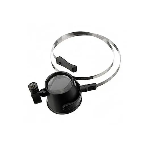Produktbild: VILLCASE LED-Stirnbandlupe Beleuchtete Lupe Led-Lupe 15-fache Lupe Headset Stirnband Juwelierlupe