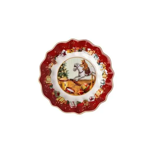 Produktbild: Villeroy & Boch 14-8332-3600 Gebäckteller, Porzellan, Rot