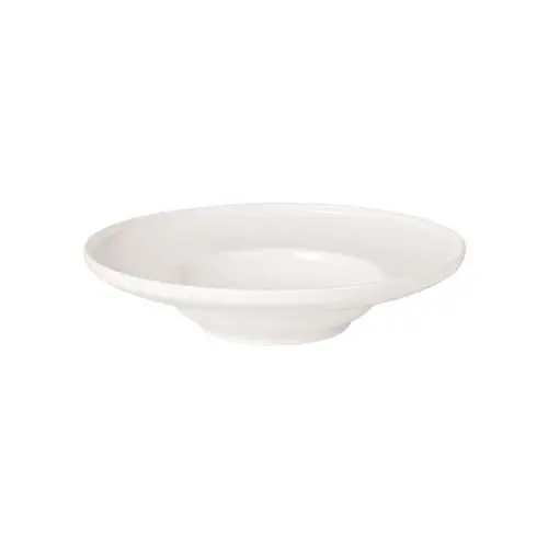 Produktbild: Villeroy & Boch – Afina Suppenteller 25 cm Weiß, Spülmaschinenfest, Mikrowellensicher, Geschirr, Keramik, Pastateller, Tiefer Teller Stapelbar, Premium Porzellan