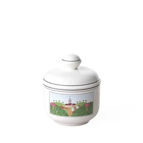 Produktbild: Villeroy & Boch Design Naif Zuckerdose, 200 ml, Höhe: 11 cm, Premium Porzellan, Bunt