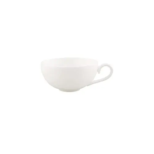Produktbild: Villeroy & Boch Royal Teetasse, filigrane Tasse mit geschwungenem Henkel aus hochwertigem Premium Bone Porzellan, spülmaschinenfest, 230 ml