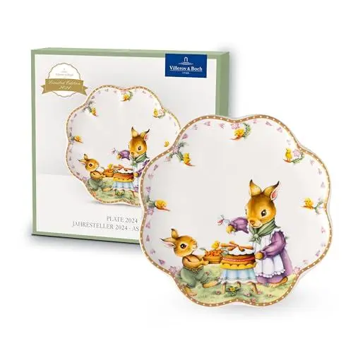 Produktbild: Villeroy & Boch – Annual Easter Edition Frühstücks-/ Dessertteller Bunt, Geschirr, Teller rund, Keramik, Osterteller, Limitiertes Sammlerstück, Premium Porzellan