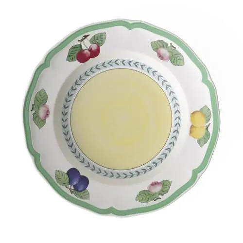 Produktbild: Villeroy & Boch - French Garden Fleurence Suppenteller, 23 cm, Premium Porzellan, Weiß/Bunt