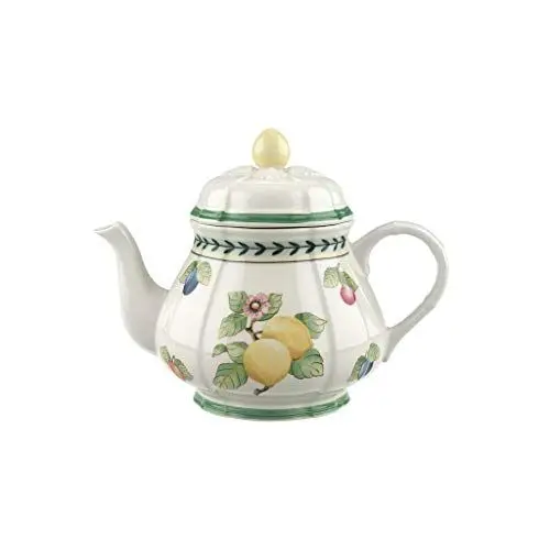 Produktbild: Villeroy & Boch – French Garden Teekanne Bunt, Spülmaschinenfest, Mikrowellensicher, Kanne, Porzellan, Keramik, Premium Porzellan