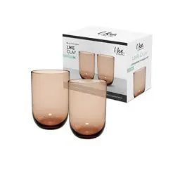 Produktbild: like. by Villeroy & Boch – Like Glass Longdrink-Glas Braun, Spülmaschinenfest, Glas, Trinkgeschirr, Gläser, Longdrinkgläser, Kristallglas