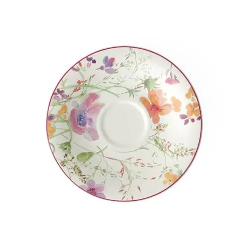 Produktbild: Villeroy & Boch – Mariefleur Basic Untertasse Für Tee Oder Kaffee 16 Cm, Spülmaschinenfest, Mikrowellengeeignet, Geschirr, Premium Porzellan