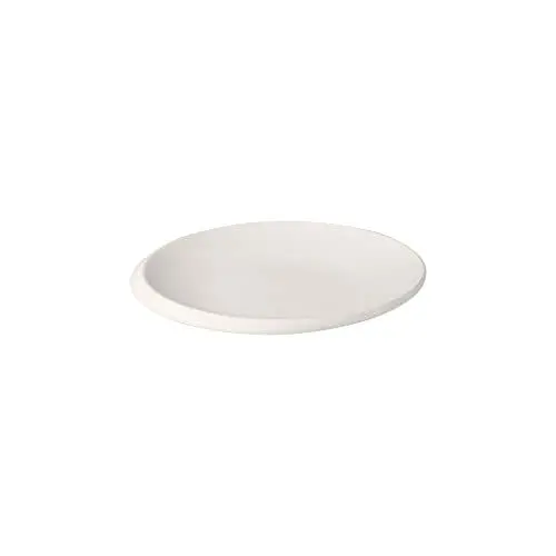 Produktbild: Villeroy & Boch - NewMoon Brotteller, kleiner Teller für Frühstück, Brunch oder Vorspeisen aus Premium Porzellan, spülmaschinengeeignet, 16x16x2 cm, weiß