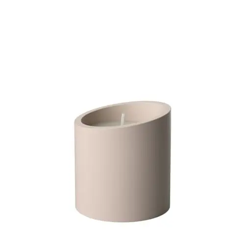 Produktbild: Villeroy & Boch – Newmoon Duftkerze Beige, Kerze, Deko, Wohnaccessoires, Wachs, Beton