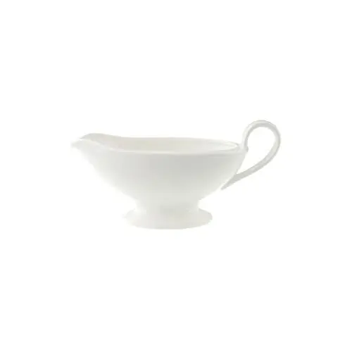 Produktbild: Villeroy & Boch – Royal Sauciere Oberteil Mit Henkel Weiß, Spülmaschinenfest, Soßenkännchen, Soßenkanne Für Soßen Und Dips, Geschirr, Premium Bone Porzellan