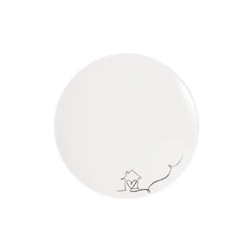 Produktbild: Villeroy & Boch – Statement Frühstücks-/ Dessertteller Weiß, Schwarz, Spülmaschinenfest, Mikrowellensicher, Teller, Essteller, Porzellan, Geschirr, Premium Porcelain