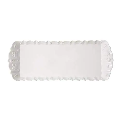 Produktbild: Villeroy & Boch – Toy's Delight Royal Classic Kuchen-/ Tortenplatte Weiß, Spülmaschinenfest, Mikrowellensicher, Servierplatte Rechteckig Weihnachten, Servierteller, Premium Porzellan