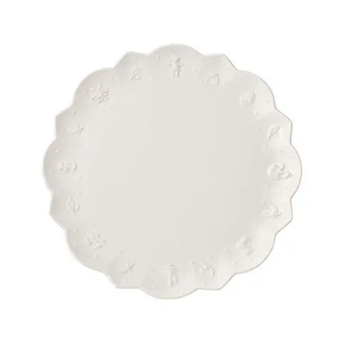 Produktbild: Villeroy & Boch – Toy's Delight Royal Classic Speiseteller Weiß, Spülmaschinenfest, Mikrowellensicher, Edles Weihnachtsgeschirr Toys, Weihnachtsteller, Teller Weihnachten, Essteller, Premium Porzellan