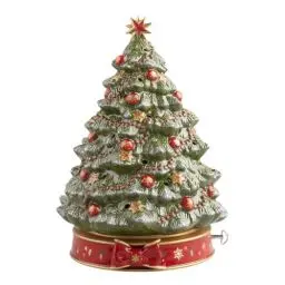 Produktbild: Villeroy & Boch – Toy's Delight Spieluhr Weihnachtsbaum Grün, Weihnachten Spieluhr, Weihnachtliche Spieluhr, Weihnachtsbaum Keramik, Spieluhr Weihnachten Mit Musik, Weihnachtsdeko, Porzellan