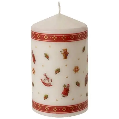Produktbild: Villeroy & Boch - Winter Specials Kerze Geschenk Toys M, dekorative, weihnachtliche Kerze für Ihre Festtafel, Wachs, 7 x 12 cm