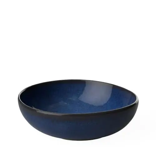Produktbild: like. by Villeroy & Boch – Lave Bleu Bol blau, Spülmaschinenfest, Mikrowellensicher, Bowl, Schale, Müslischale, Schüssel, Salatschüssel, Suppenschale, Suppenschüssel, Geschirr, Steingut