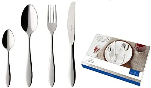 Produktbild: Villeroy und Boch Arthur Tafelbesteck für bis zu 6 Personen, 24-teilig, Edelstahl