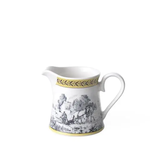 Produktbild: Villeroy und Boch Audun Ferme Milchkännchen, 300 ml, Höhe: 8,6 cm, Premium Porzellan, Weiß/Bunt