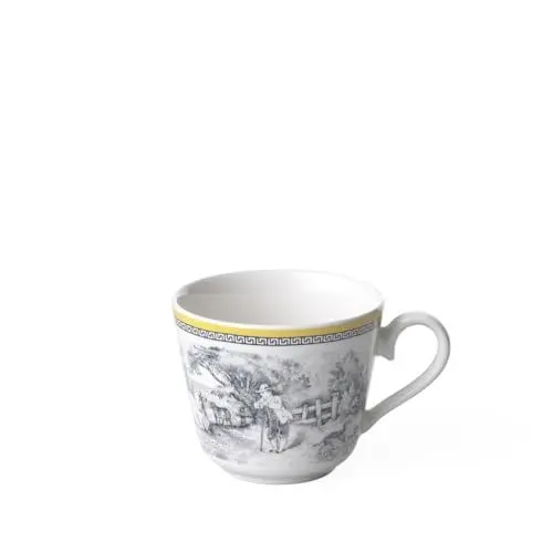 Produktbild: Villeroy und Boch Audun Ferme Tasse, 200 ml, Höhe: 7cm, Premium Porzellan, Weiß/Bunt