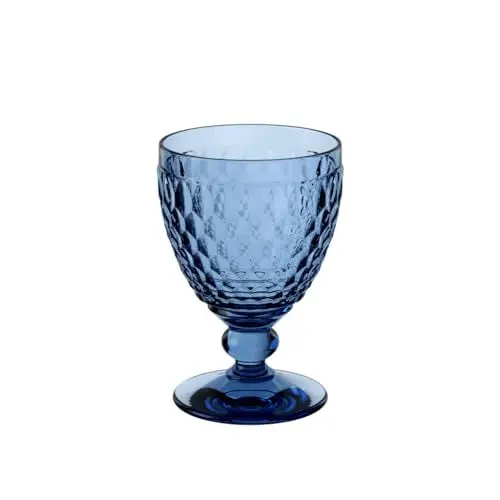 Produktbild: Villeroy und Boch Boston Coloured Rotweinglas Blue, 310 ml, Kristallglas, Blau