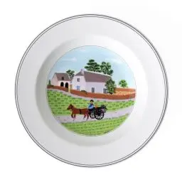 Produktbild: Villeroy & Boch Design Naif Suppenteller Bauer, Premium Porzellan