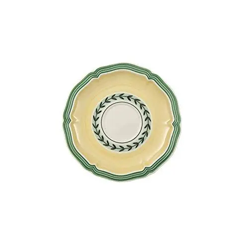 Produktbild: Villeroy und Boch French Garden Fleurence Mokka-/ Espresso-Untertasse, 13 cm, Premium Porzellan, Weiß/Bunt