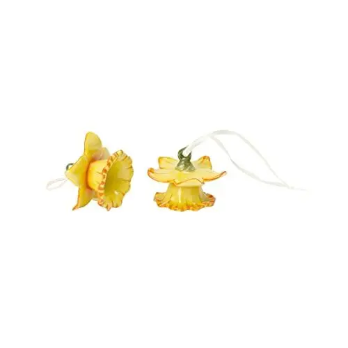 Produktbild: Villeroy und Boch Mini Flower Bells Osterglocken, 2er Set, 4 cm, Porzellan, Gelb, Blumen