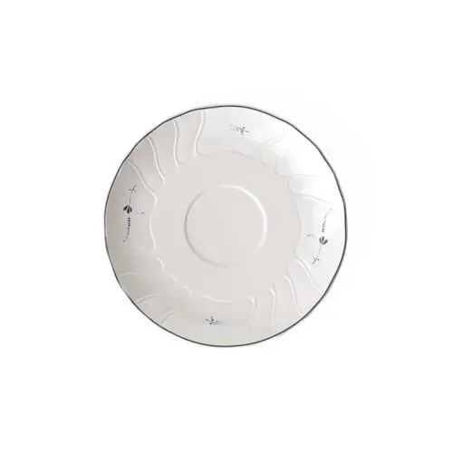 Produktbild: Villeroy und Boch Vieux Luxembourg Untertasse, 14 cm, Premium Porzellan, Weiß/Blau