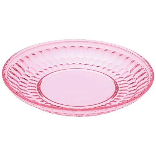 Produktbild: Villeroy und Boch - Boston col. Salatteller rose, dekorativer Teller für Salate und Desserts mit rosa Akzent, Kristallglas
