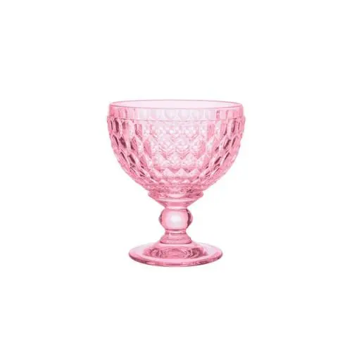 Produktbild: Villeroy und Boch - Boston col. Sektschale rose, extravagantes, formschönes Glas für Sekt und Champagner, Kristallglas, rosa, 400 ml