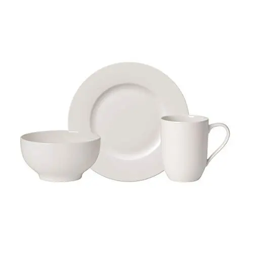 Produktbild: Villeroy und Boch - For Me Frühstücks-Set, 6 tlg., das Allround-Talent, Premium Porzellan, spülmaschinen-, mikrowellengeeignet, weiß
