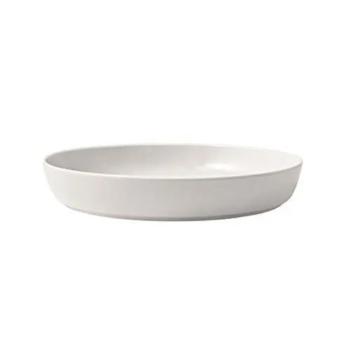 Produktbild: Villeroy und Boch - Iconic Schale flach, elegante Schale für Obst und kleinere Beilagen, Premium Porzellan, spülmaschinengeeignet, weiß
