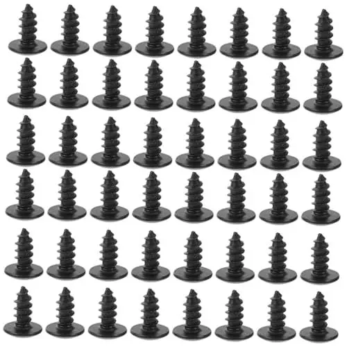 Produktbild: VILLFUL Selbstschneidende Möbelschrauben Miniaturschrauben Metall Sets *10mm Schwarz Für