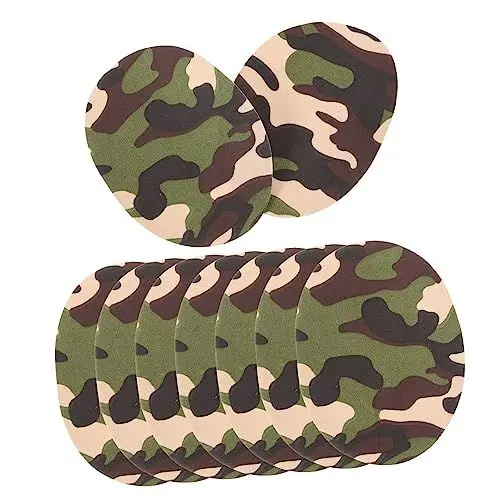 Produktbild: VILLFUL 10St Tarndruckflecken stitsch утюг Kleidungspatches Bügeln Kleiderflicken reparieren Flicken für Campingkleidung Aufnäher kleine Patches Ornamente Patches mit Tarnmuster Polyester