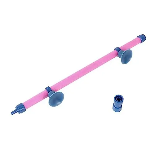 Produktbild: VILLFUL 10 Luftstein Bubble Bar Sauerstoffdiffusor-Aquarium Blasendiffusorstange Aquarium Luftstein Sauerstoffstein Aquarium Seifenblasenstäbe Hydroponik Blasenstock Panzer Blasenwand Rosa