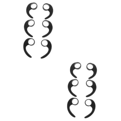 Produktbild: VILLFUL 2 Sätze Ergonomische Silikon-ohrhörer Mit Geräuschunterdrückung Sport-ohrbügel Nicht Für Bequemes Tragen 6 Stück X 2