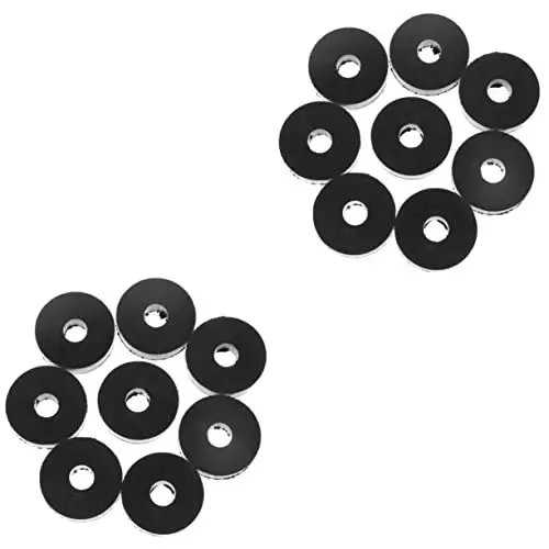 Produktbild: VILLFUL 16 Stk Gummi-trenn Kissen Anti-vibrations-pads Absorbierende Unterlegscheiben Mechanische Vibrationsdämpfende Pads Gummischeiben Flache Gummitüllen Klimaanlage Saugfähige Unterlage