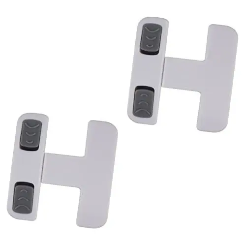 Produktbild: VILLFUL 2Stücke Kindersicherung Kühlschrank Schloss Adhesive Cabinet Locks für Tür und Anti Klemm Schutz Schutzschloss ohne Bohren Kindersicherung für Baby und Kinder
