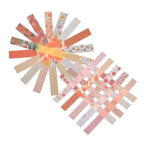 Produktbild: VILLFUL Breite Anwendung Dekorative Streifen Aufkleber Scrapbooking Material Papiere Journaling Planer Dekorative Aufkleber